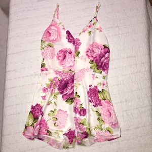 Floral Peony Romper